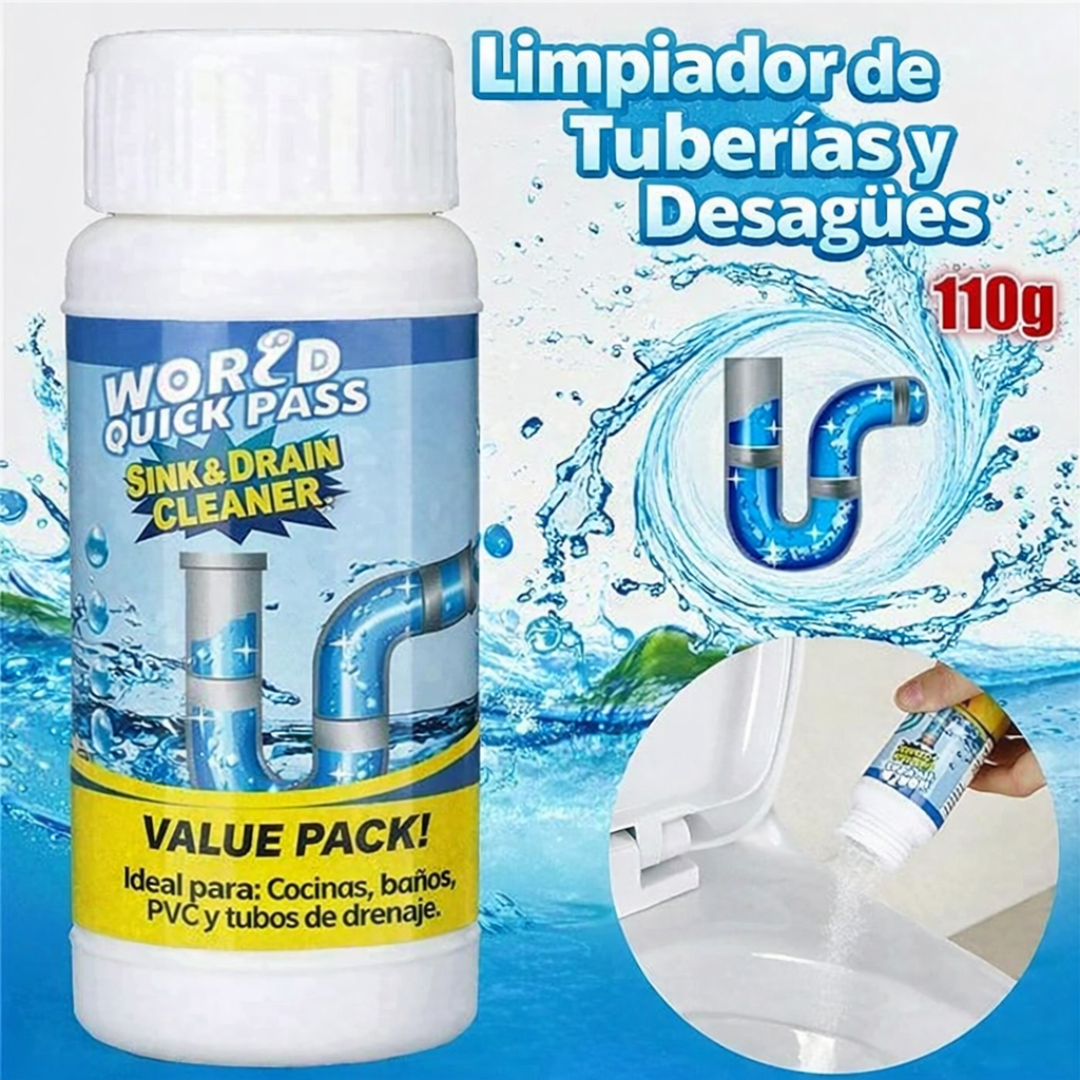 Limpiador de Tuberías Wild Tornado 110G Potente