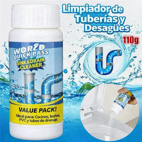 Limpiador de Tuberías Wild Tornado 110G Potente