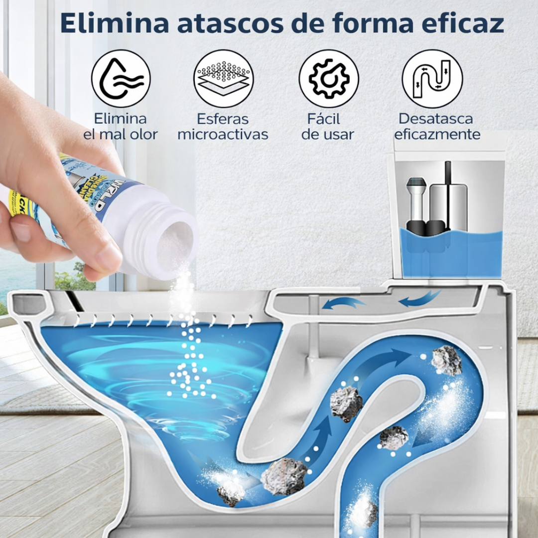 Limpiador de Tuberías Wild Tornado 110G Potente