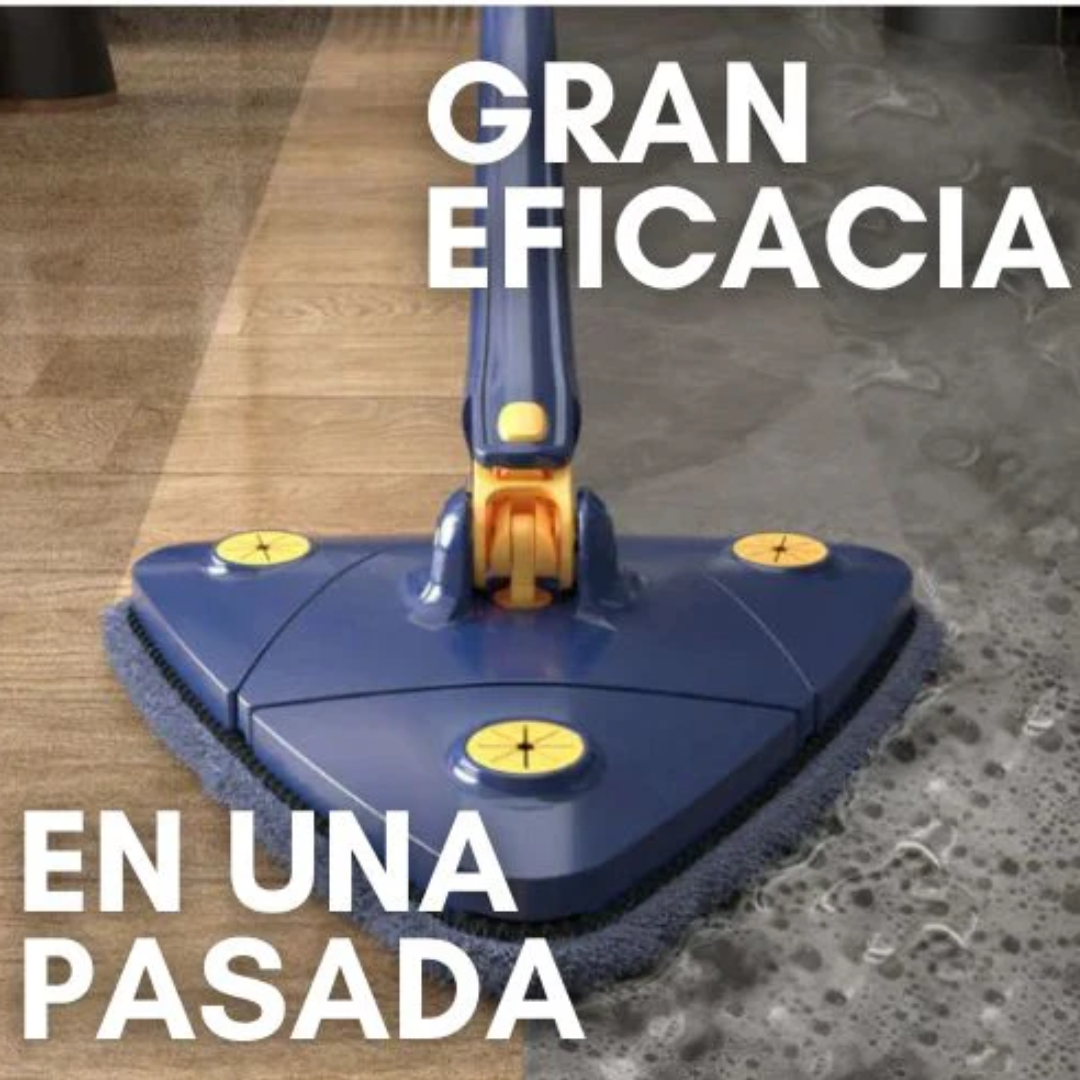 Fregona Telescópica 360° con Autoescurrido Sin Esfuerzo