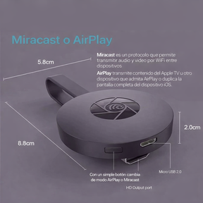 Adaptador Chromecast Inalámbrico para TV