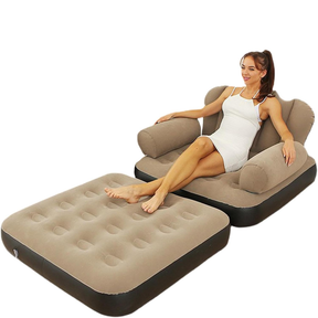 Sofá Cama Inflable 5 en 1 Portátil con Reposabrazos