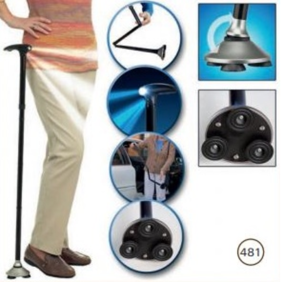 Bastón Plegable con luz LED