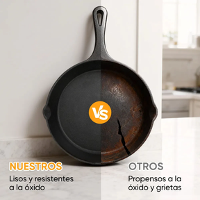 Juego de Sartenes Antiadherentes Hierro Fundido 5P