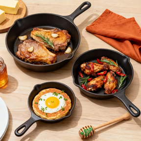 Juego de Sartenes Antiadherentes Hierro Fundido 5P