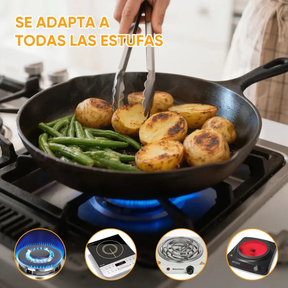 Juego de Sartenes Antiadherentes Hierro Fundido 5P