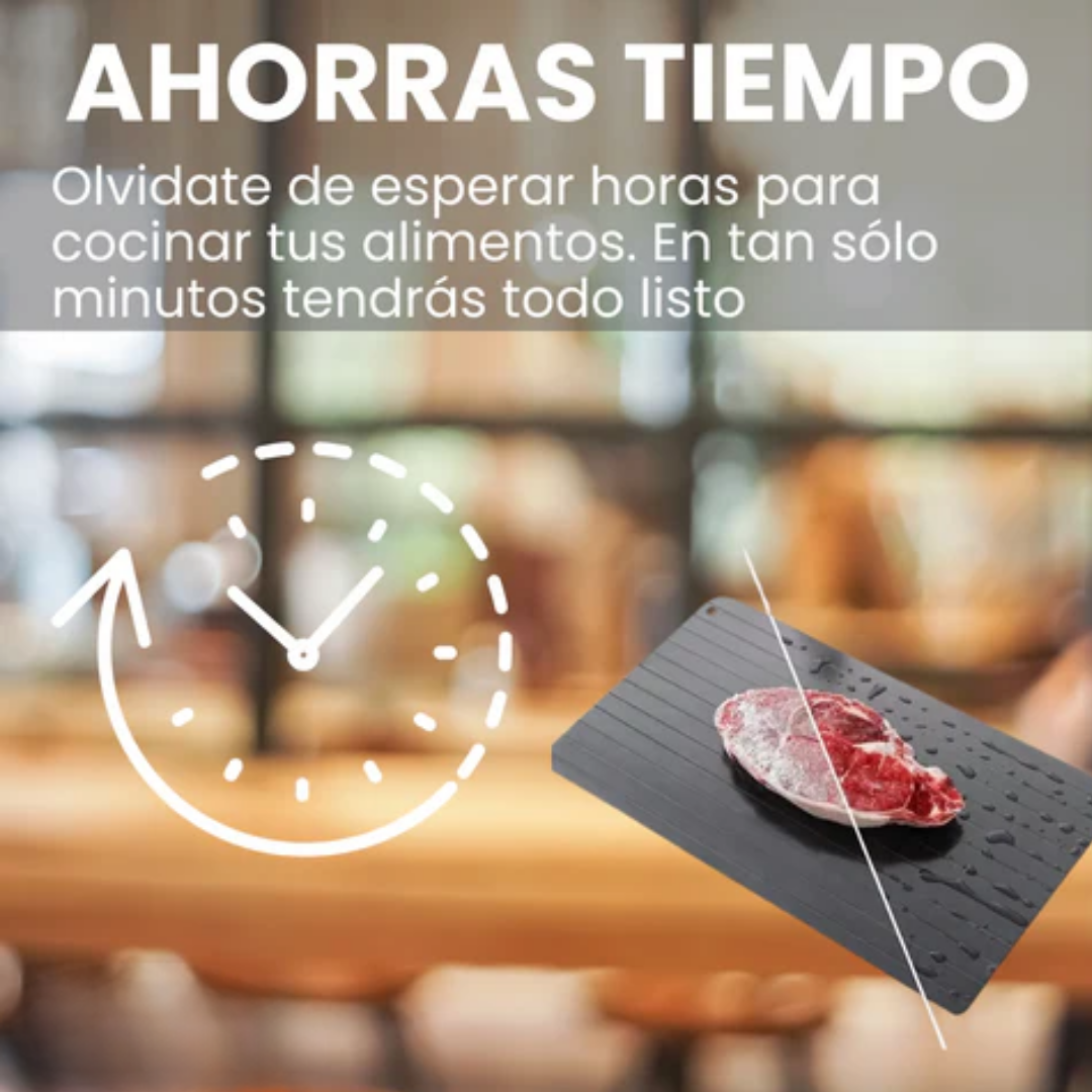 Tabla de Descongelación Rápida Natural Sin Microondas