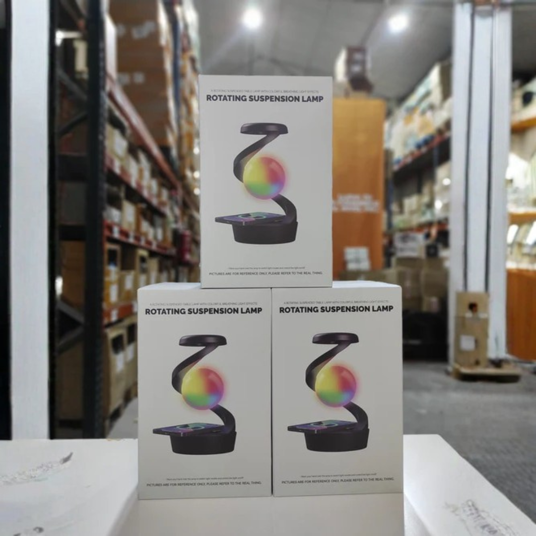 Lámpara de Mesa Flotante Giratoria LED con Levitación