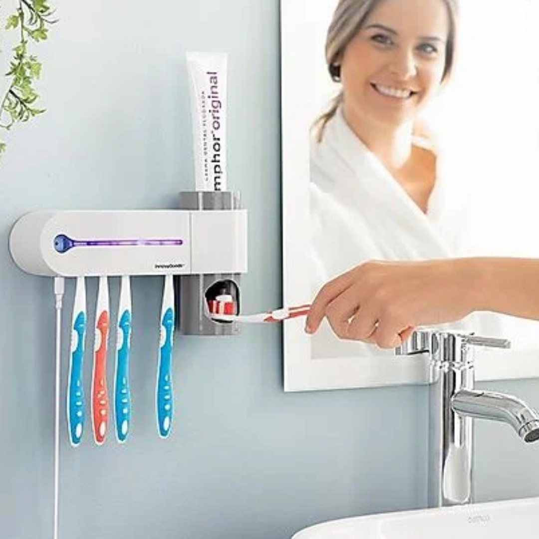 Esterilizador UV para Cepillos de Dientes con Soporte