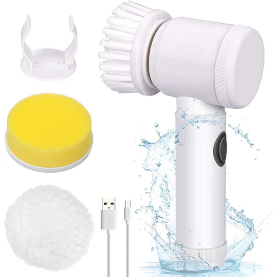 Cepillo de Limpieza Eléctrico Giratorio Recargable