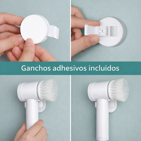 Cepillo de Limpieza Eléctrico Giratorio Recargable