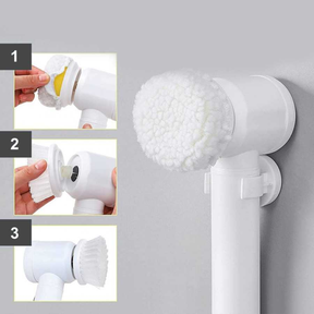 Cepillo de Limpieza Eléctrico Giratorio Recargable