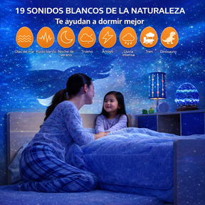 Proyector de Galaxia Huevo Dinosaurio con Bluetooth