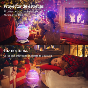 Proyector de Galaxia Huevo Dinosaurio con Bluetooth