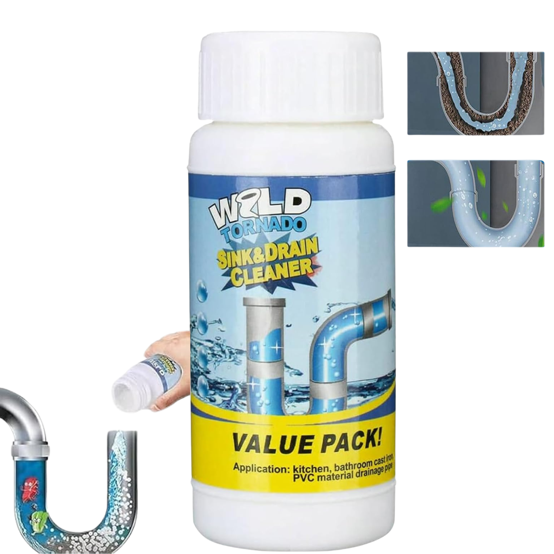 Limpiador de Tuberías Wild Tornado 110G Potente